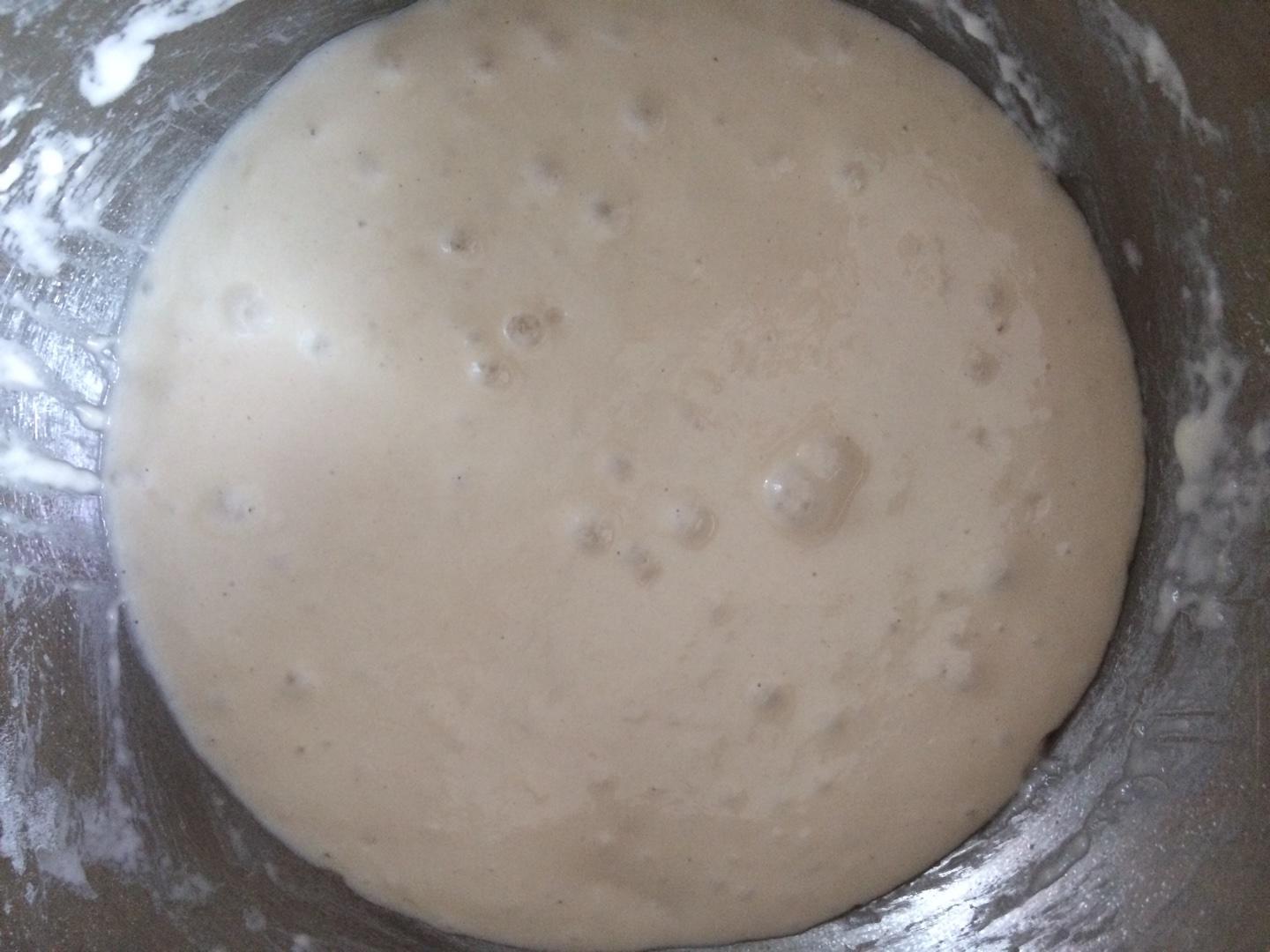 天然酵母白饅頭的做法 步骤1