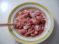 潮汕鹹菜炒雞腿肉的做法 步骤4