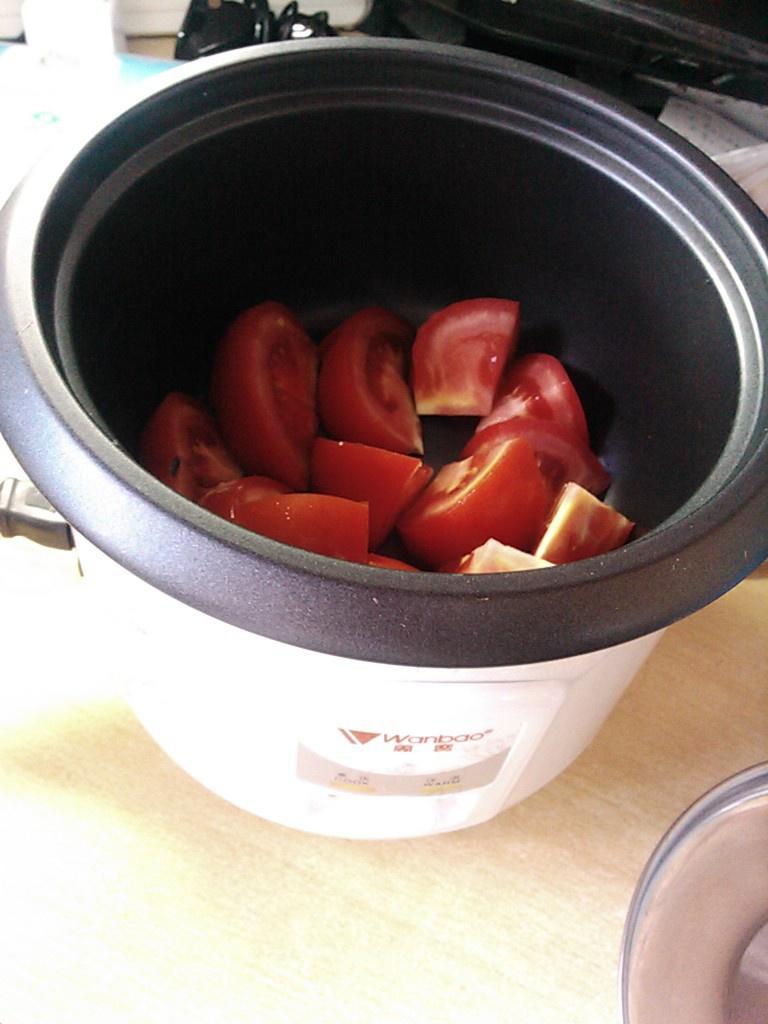 電飯煲30min-番茄時蔬雞胸肉的做法 步骤2