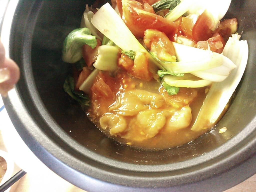 電飯煲30min-番茄時蔬雞胸肉的做法 步骤5