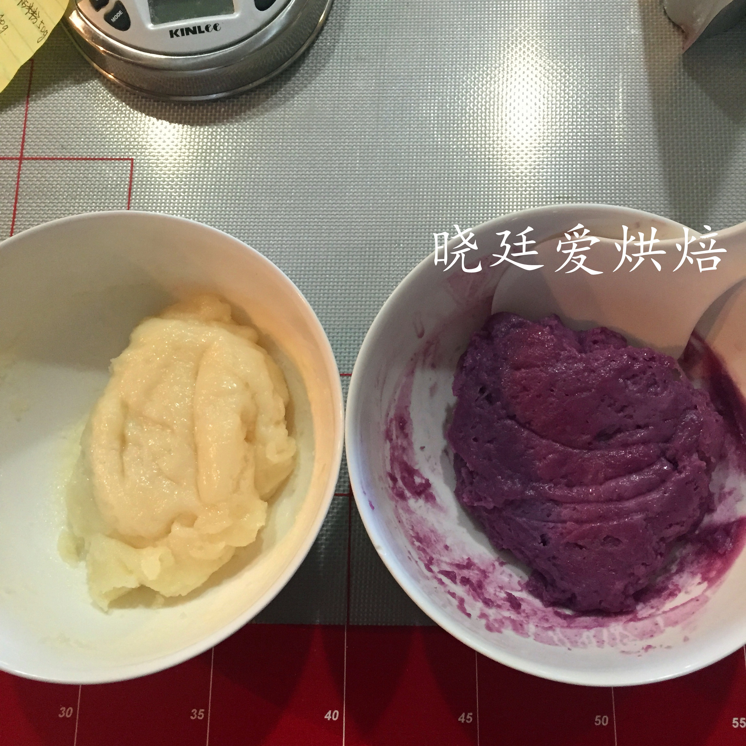 冰皮月餅（怎麼用天然色粉調彩色冰皮）的做法 步骤8