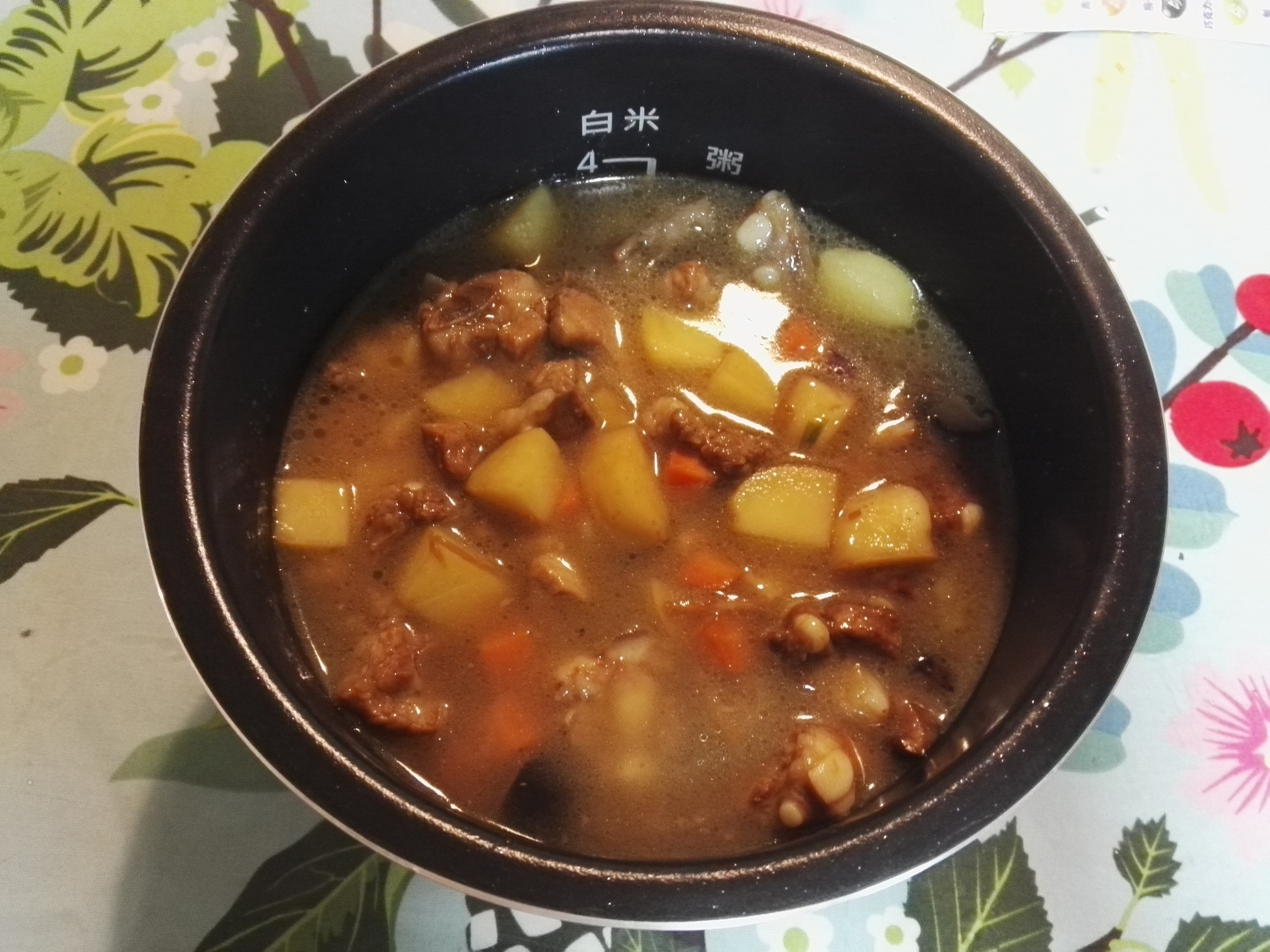 【什錦飯】小土豆香菇肋排燜飯（松下IH電飯煲試用）的做法 步骤7