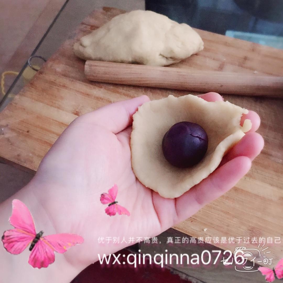 紫薯、抹茶糕點的做法 步骤2