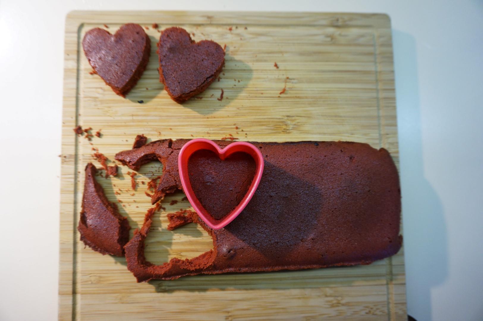表白愛心磅蛋糕（無泡打粉版）的做法 步骤11