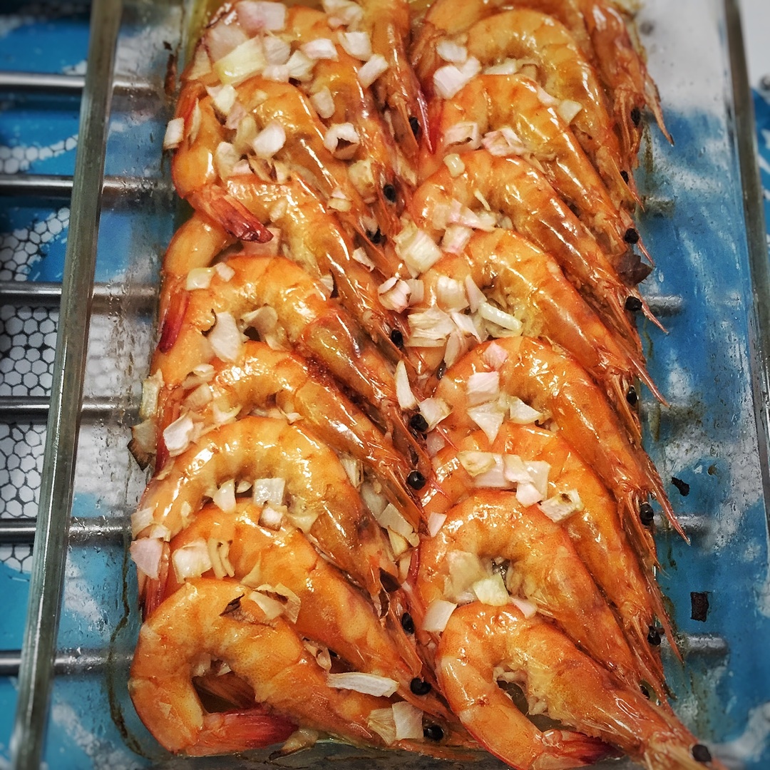 黃油烤大蝦的做法 步骤4