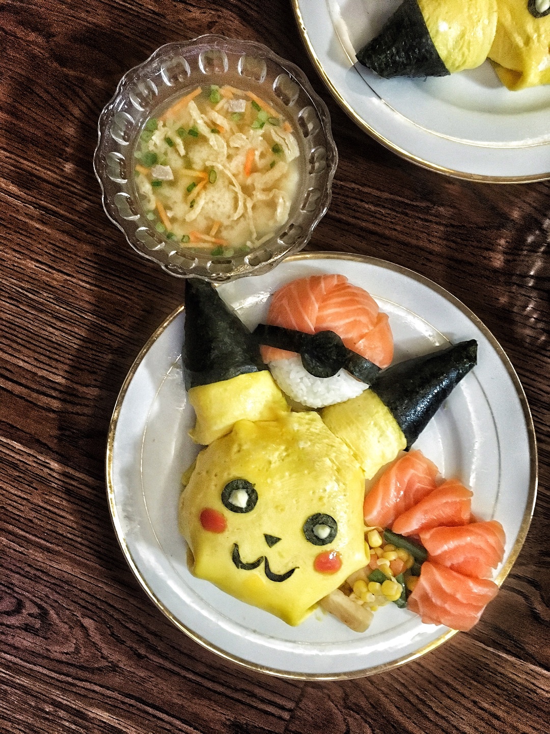 皮卡丘蛋包飯（pokemon plate）的做法 步骤11