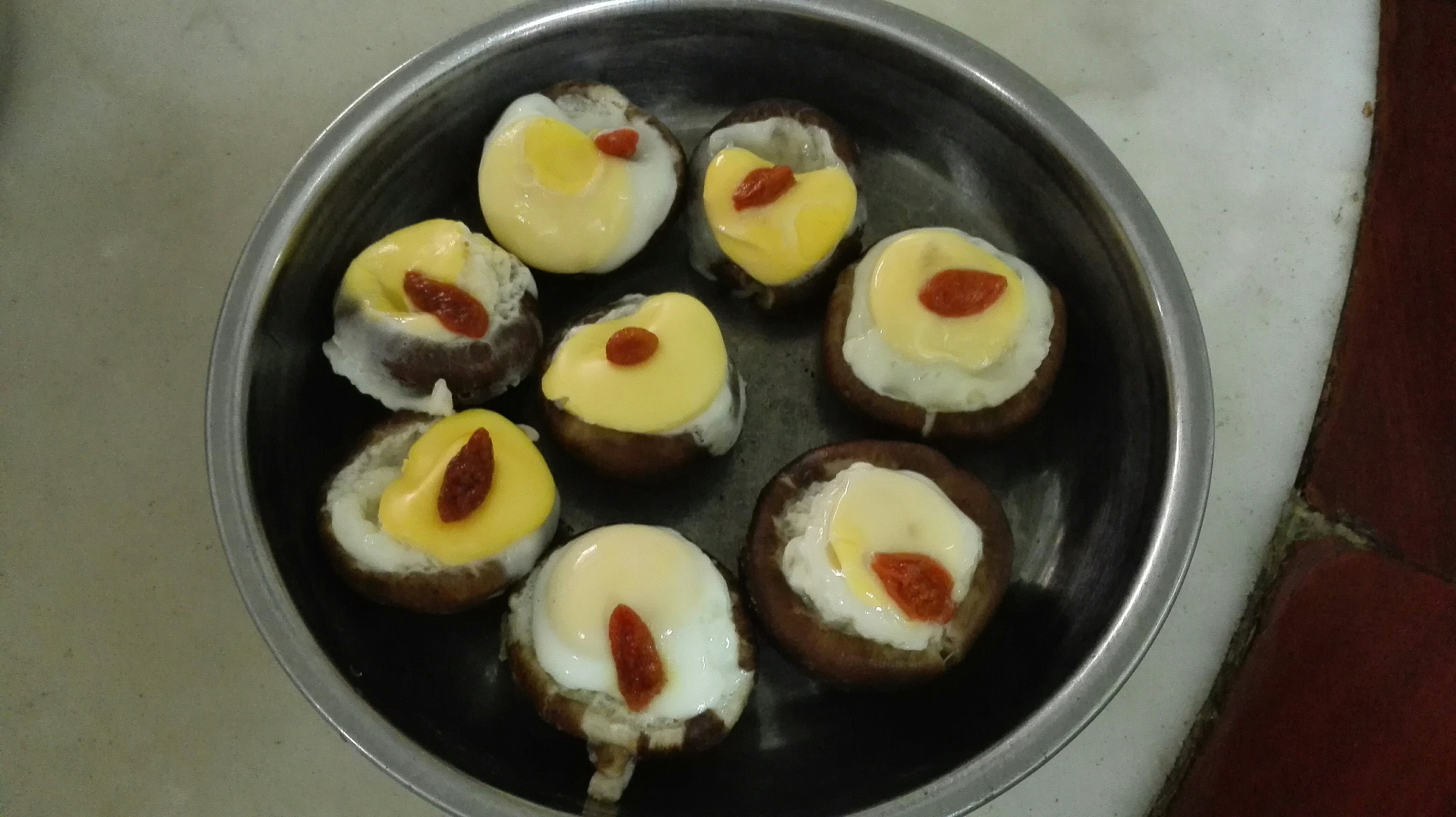 香菇蒸鵪鶉蛋的做法 步骤3