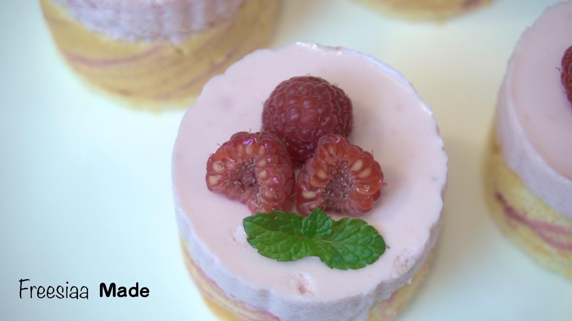 （視訊菜譜）樹莓慕斯蛋糕的做法 步骤19