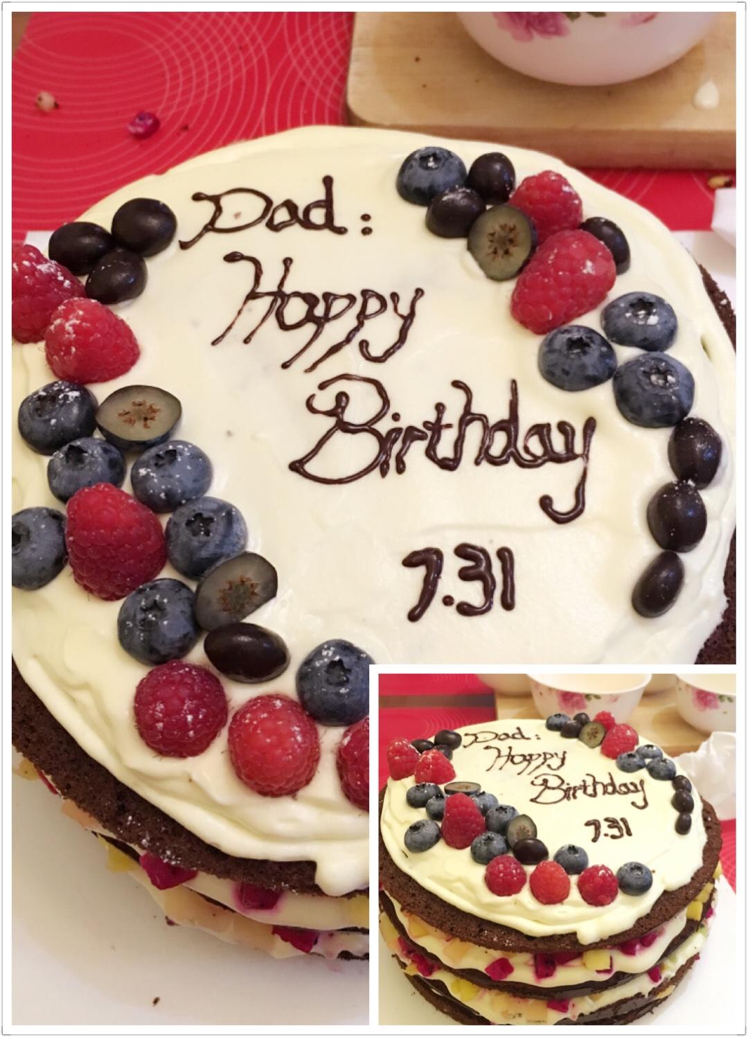 送個爸爸的生日蛋糕的做法 步骤13