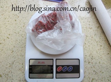 自制紅鞠蜜汁豬肉乾的做法 步骤7