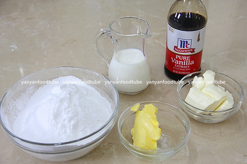 奶油芝士糖霜 Cream cheese icing的做法 步骤1