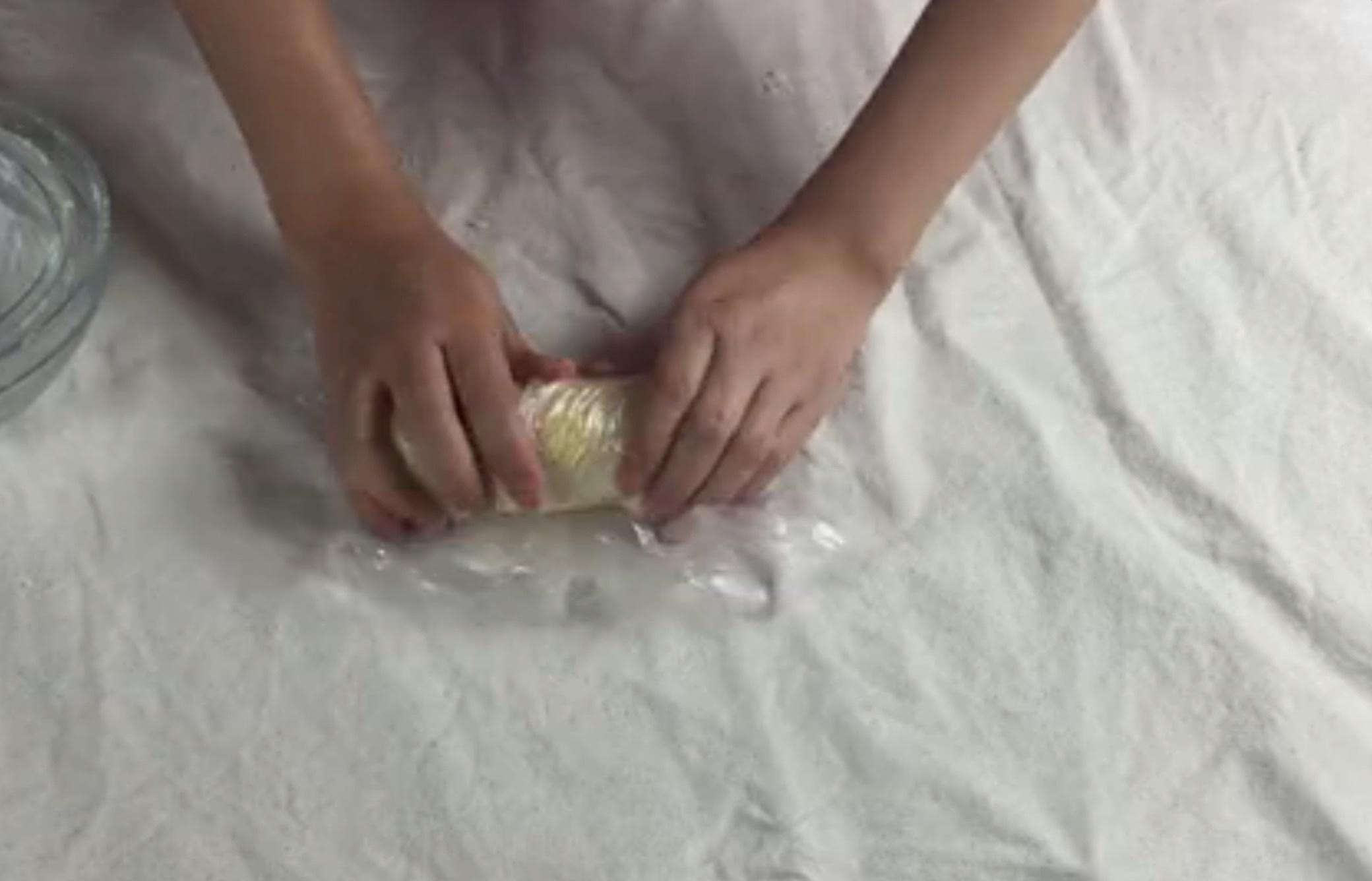 超厚酥皮泡芙搭香草卡仕達醬的做法 步骤3