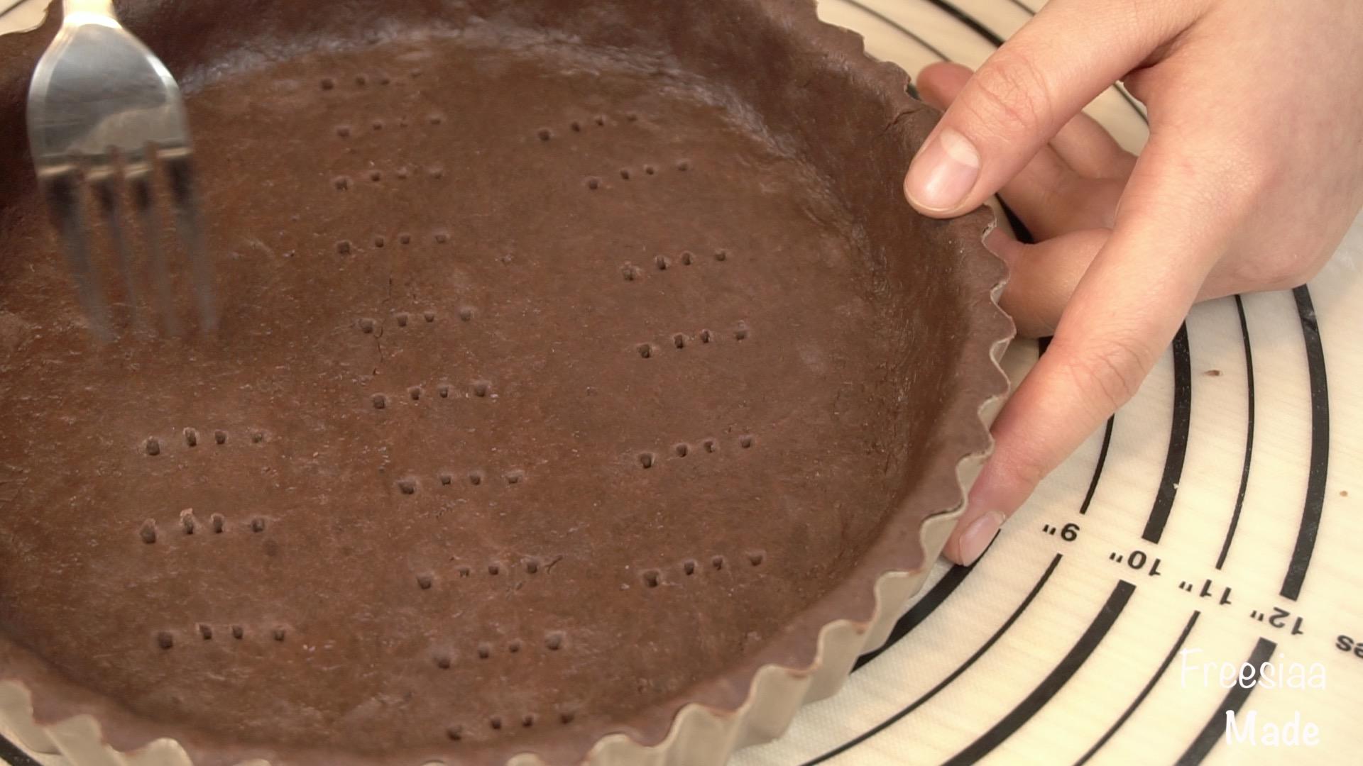 白巧克力樹莓塔（視訊菜譜）的做法 步骤10