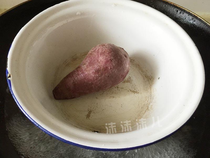 椰奶紫薯派的做法 步骤7