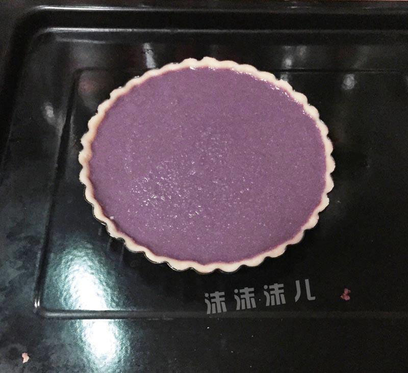 椰奶紫薯派的做法 步骤17