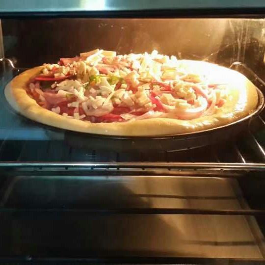 培根披薩PIZZA（10寸）的做法 步骤6