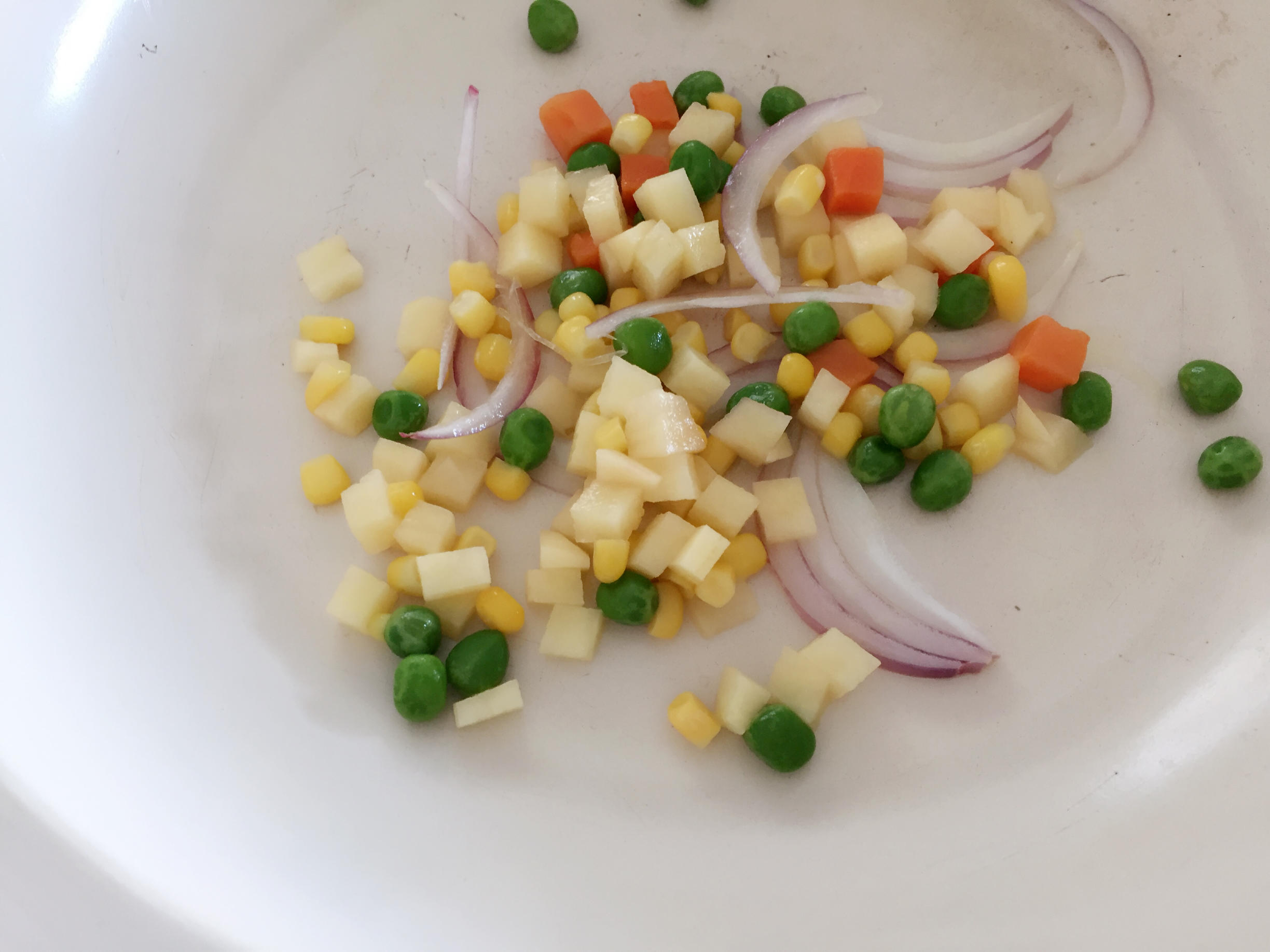 寶寶輔食：蔬菜鱈魚烤-餐桌上的營養師的做法 步骤3