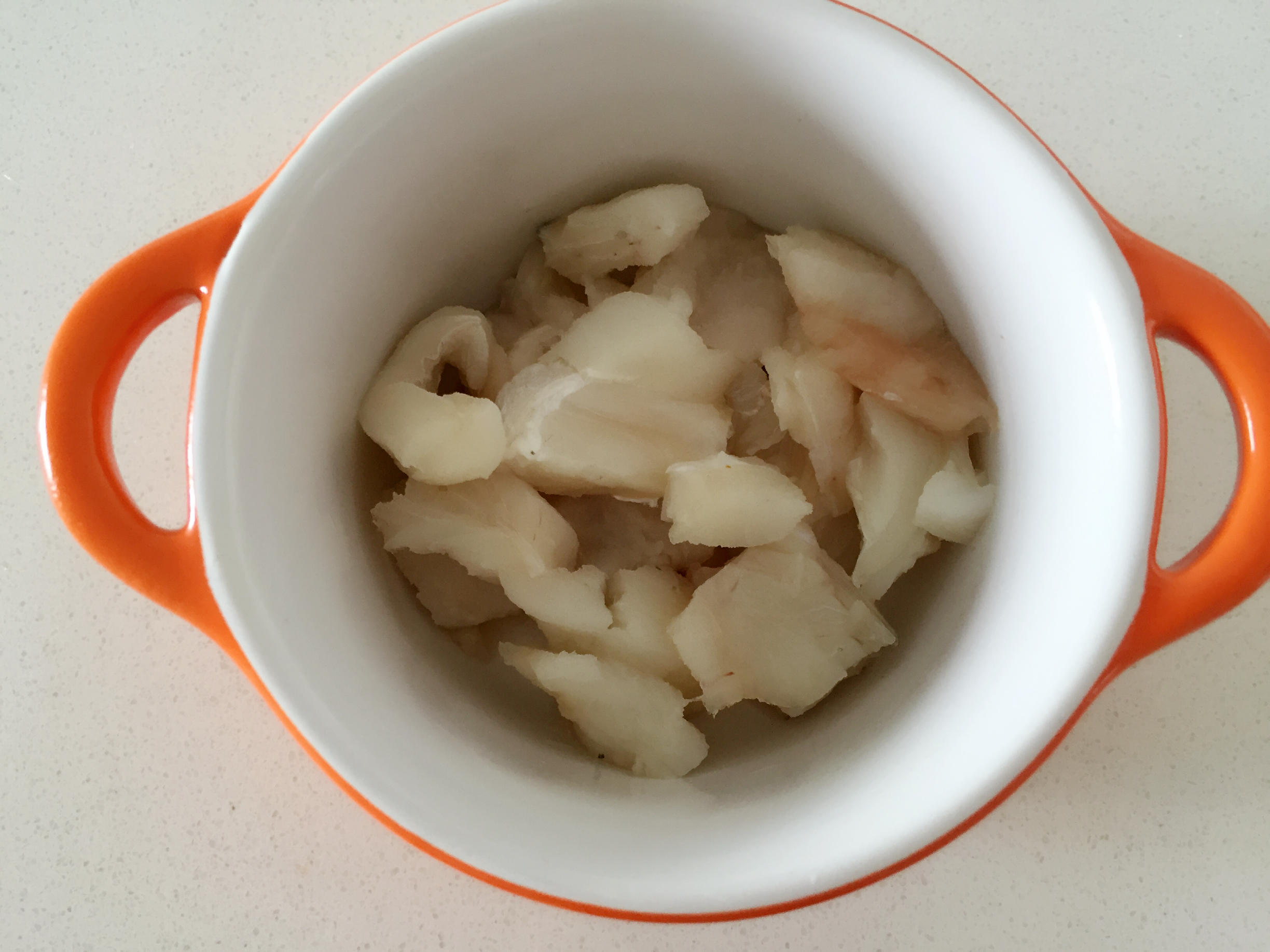 寶寶輔食：蔬菜鱈魚烤-餐桌上的營養師的做法 步骤6