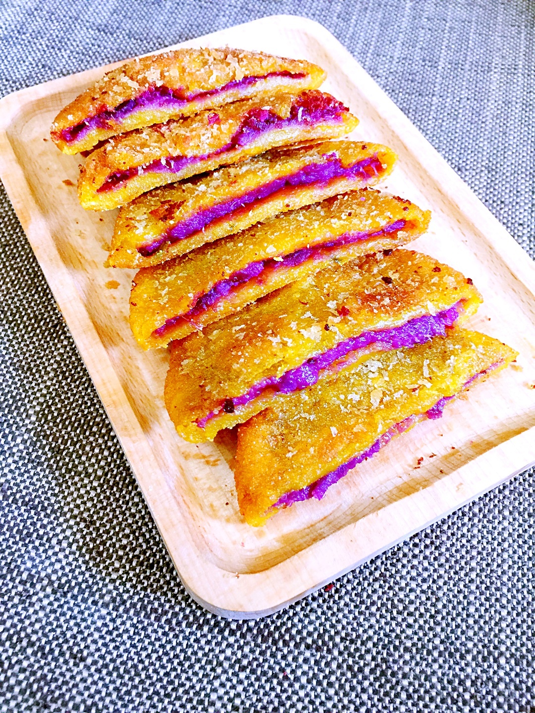 紫薯餡南瓜餅的做法 步骤7