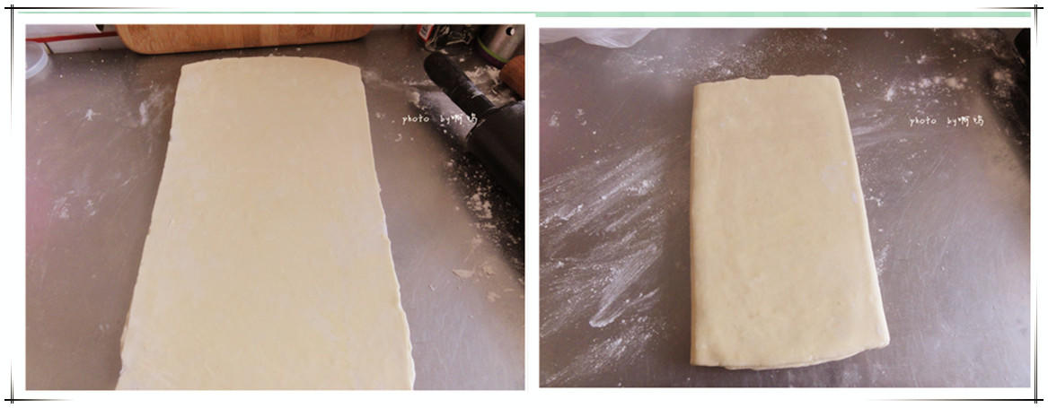 基礎千層酥皮做法--附果醬酥、風車酥、蝴蝶酥和羊角酥整形的做法 步骤16