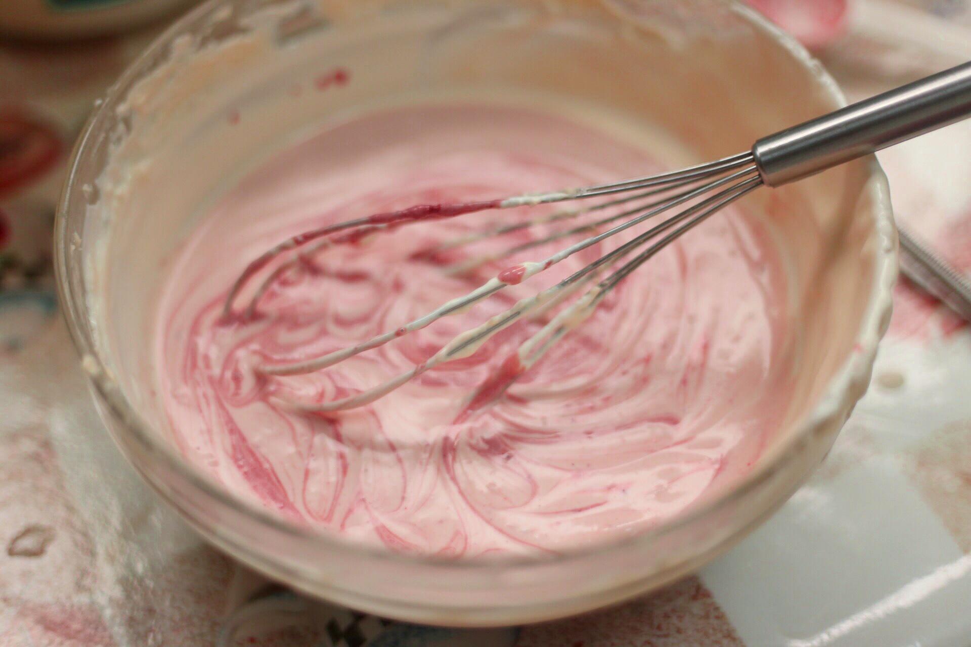 粉紅櫻花乳酪蛋糕的做法 步骤5