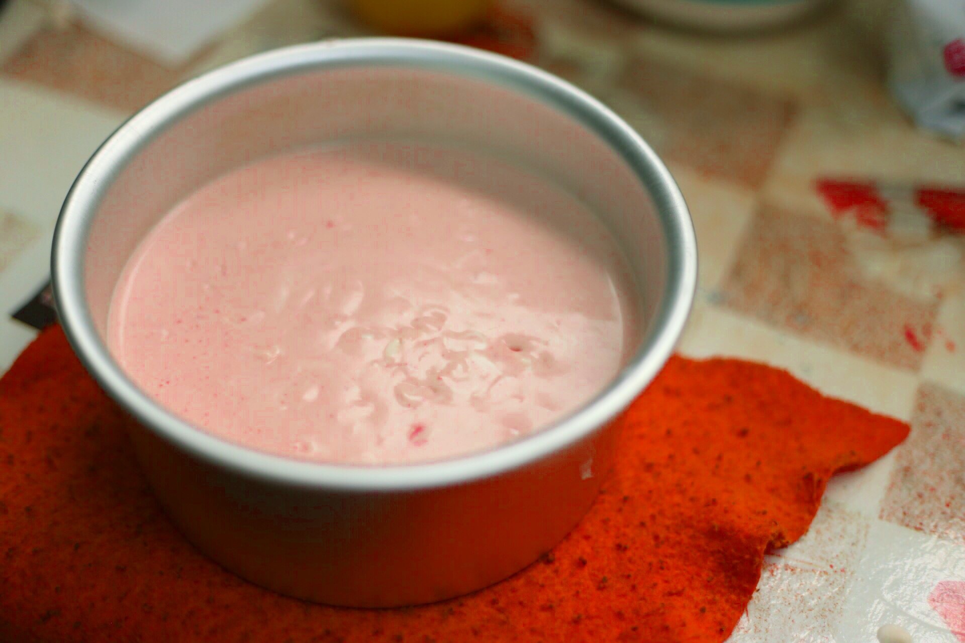 粉紅櫻花乳酪蛋糕的做法 步骤6