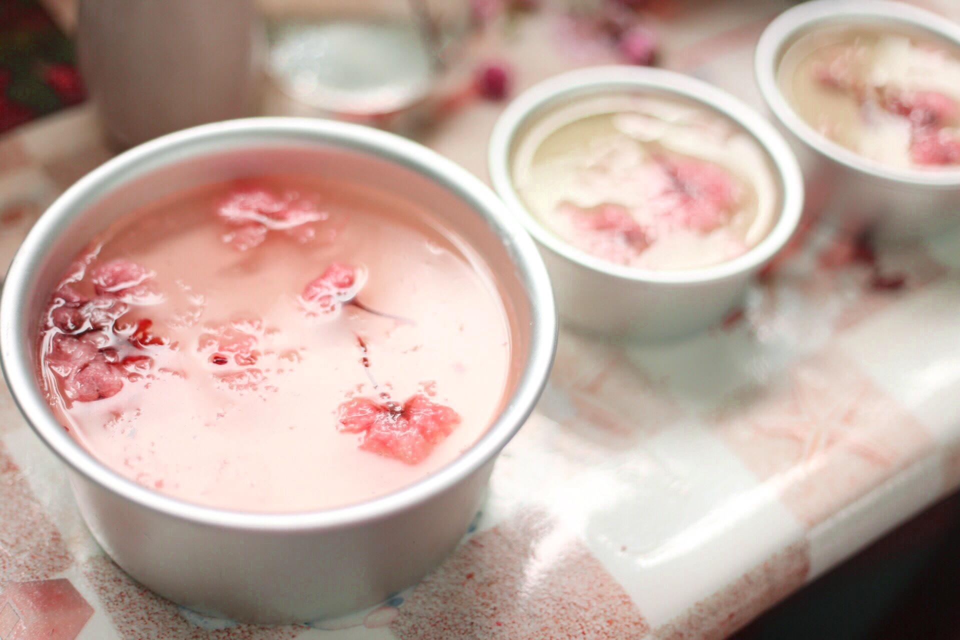 粉紅櫻花乳酪蛋糕的做法 步骤12