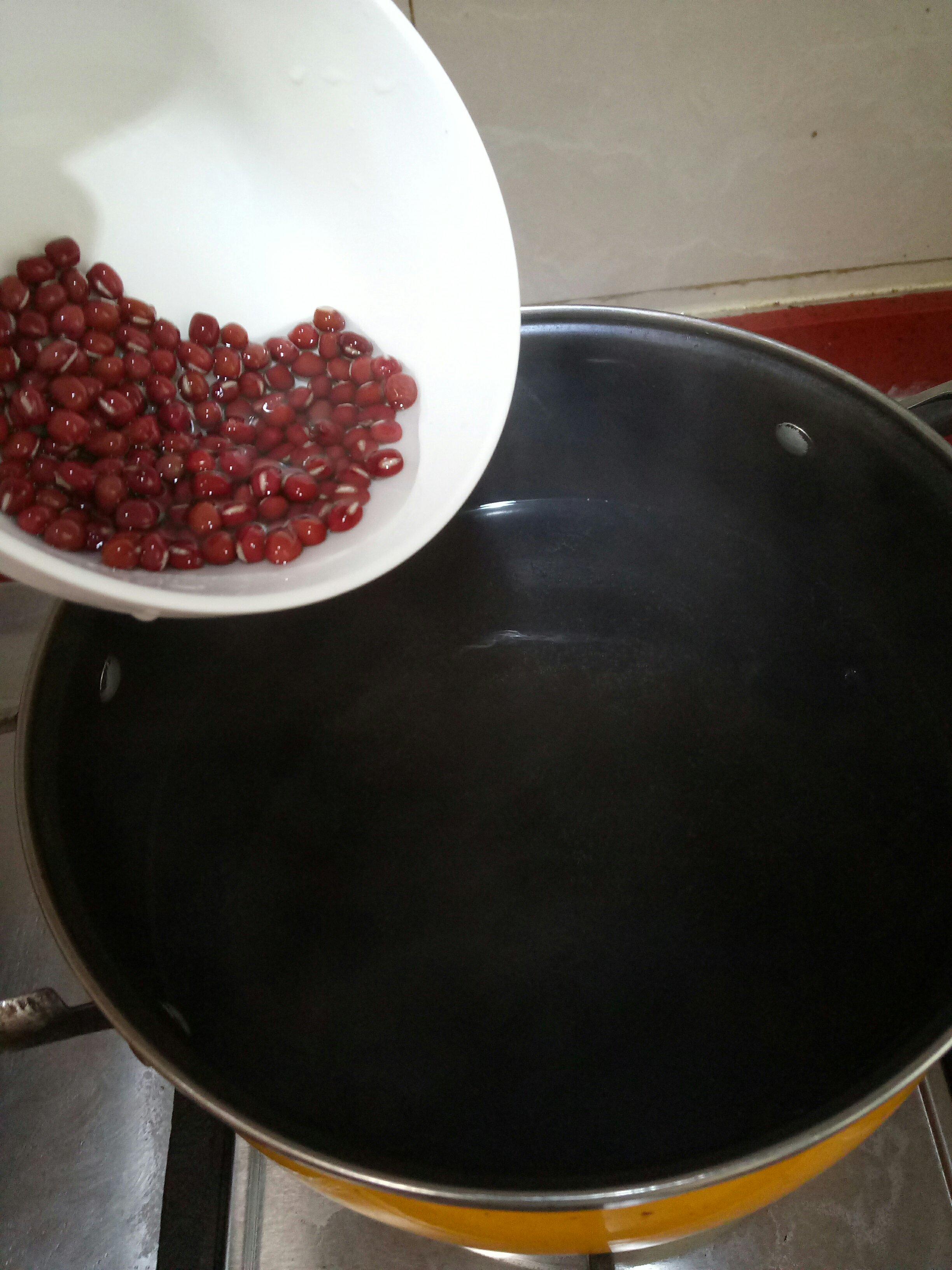 小米紅豆麥子粥的做法 步骤2
