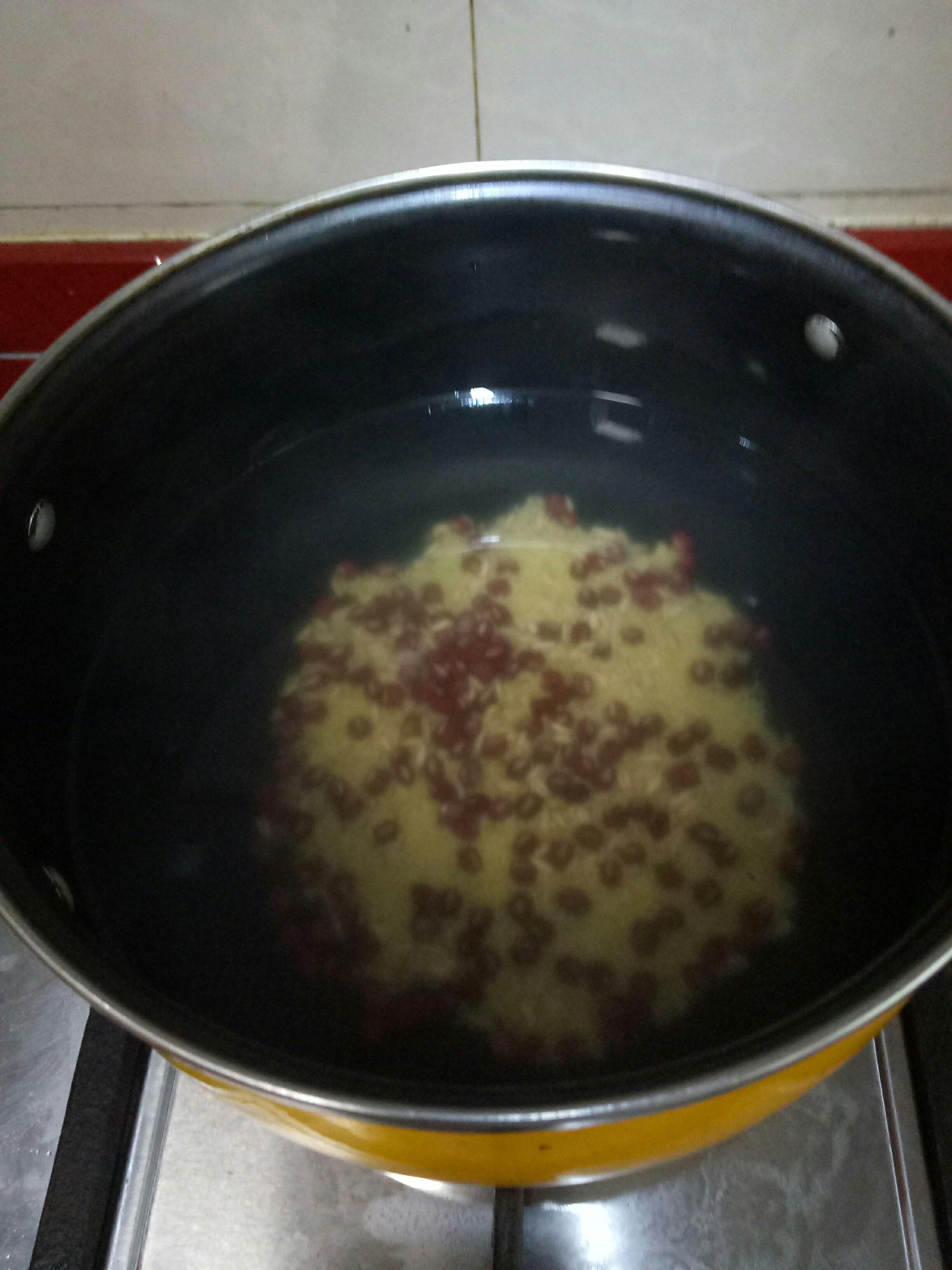 小米紅豆麥子粥的做法 步骤5