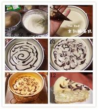大理石重乳酪蛋糕的做法 步骤7