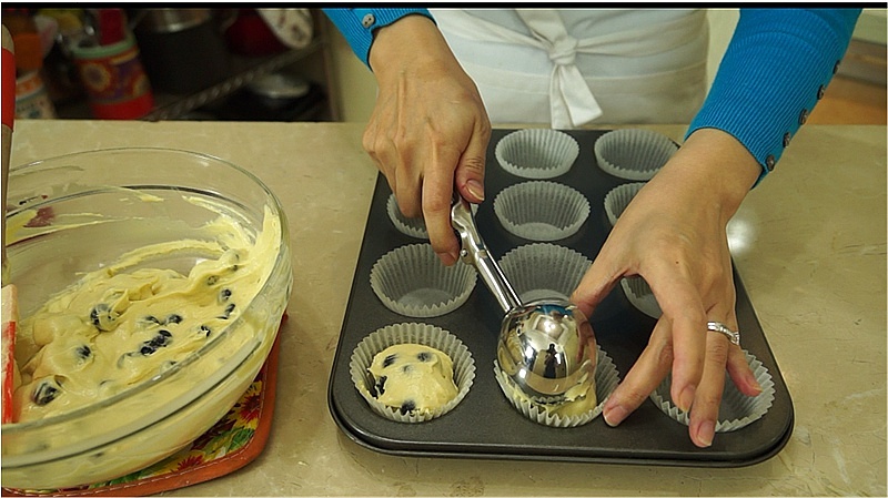 藍莓瑪芬蛋糕 Blueberry Muffin的做法 步骤5