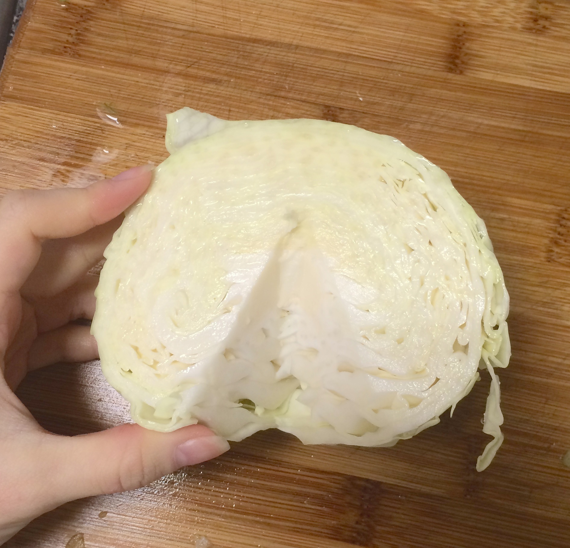 熗鍋圓白菜絲的做法 步骤1