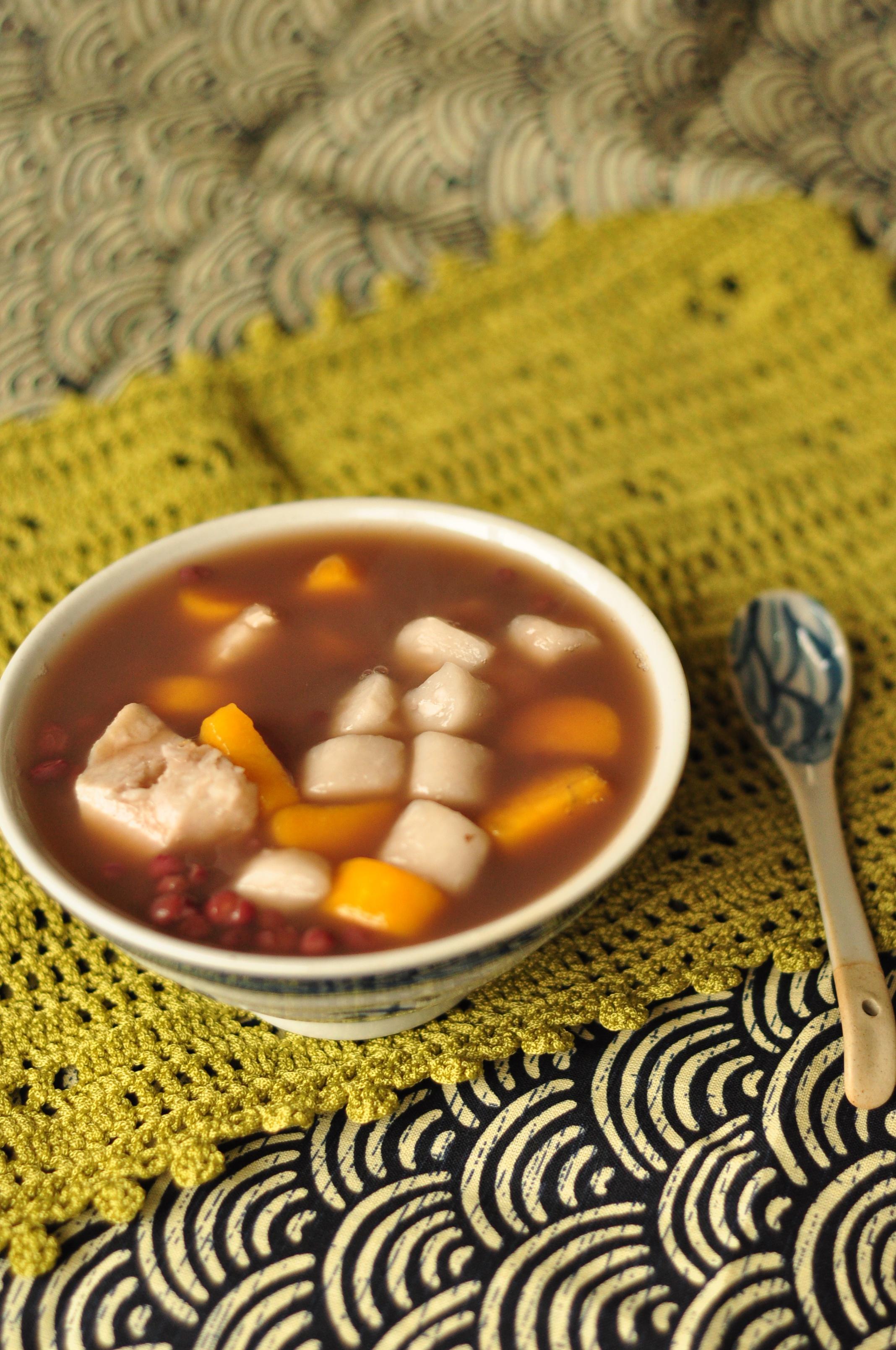 月子菜——紅豆芋圓甜湯（附芋圓薯圓做法）的做法 步骤17