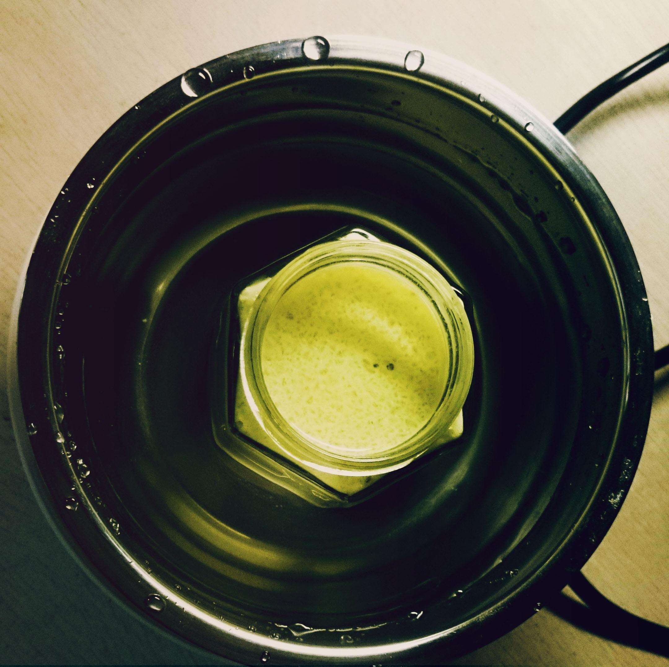 蒸|抹茶燕麥布丁 抹茶牛奶醬版 無吉利丁的做法 步骤5
