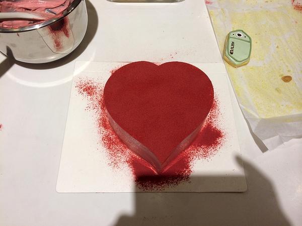 紅絲絨—情人節草莓CAKE的做法 步骤8