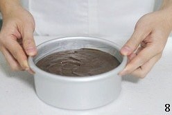 巧克力落葉蛋糕的做法 步骤8