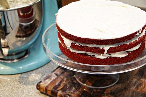 【情人節】 紅色天鵝絨蛋糕 紅絲絨蛋糕的做法 步骤7