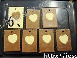 情人節卡片餅乾的做法 步骤13