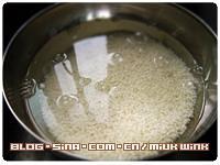 【豬油夾沙八寶飯】古法蒸糯米的做法 步骤2