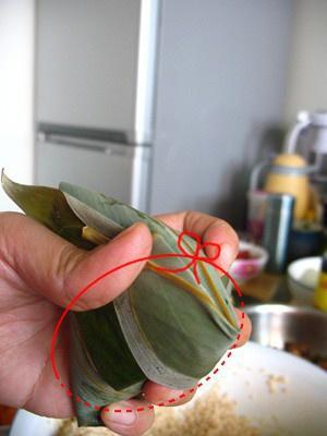 鹹蛋黃五花肉粽的做法 步骤20