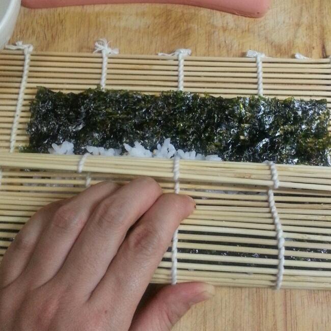 剩飯壽司（怎樣卷）的做法 步骤7