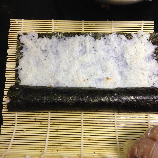 肉鬆火腿壽司的做法 步骤5