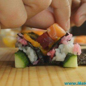 馬賽克壽司卷Mosaic Sushi Roll的做法 步骤9