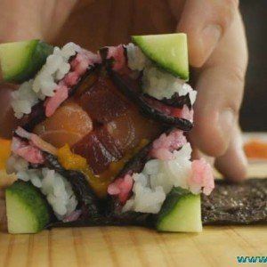 馬賽克壽司卷Mosaic Sushi Roll的做法 步骤10