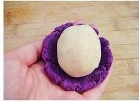 紫薯芸豆月餅的做法 步骤4