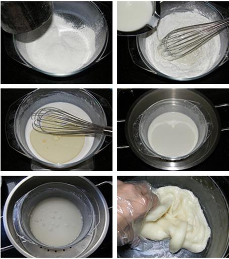 清香的抹茶冰皮月餅的做法 步骤1