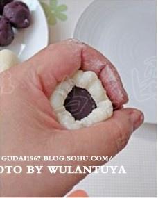 紫薯冰皮月餅的做法 步骤12