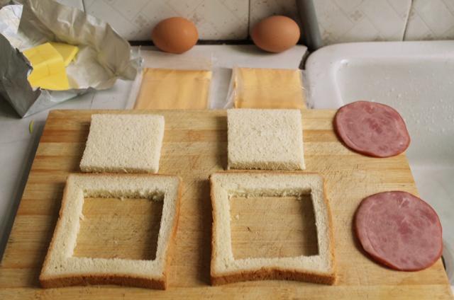 一片面包的三明治的做法 步骤1