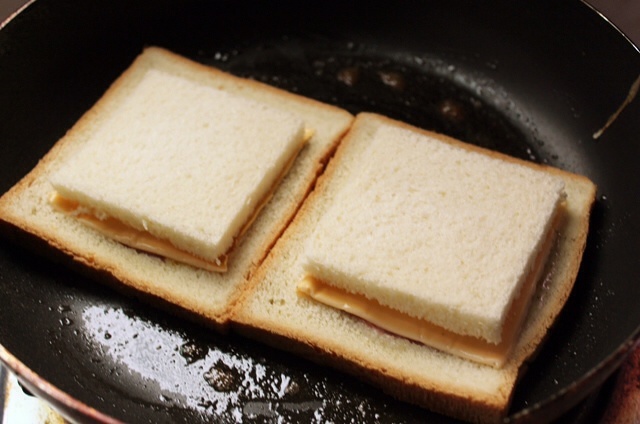 一片面包的三明治的做法 步骤6
