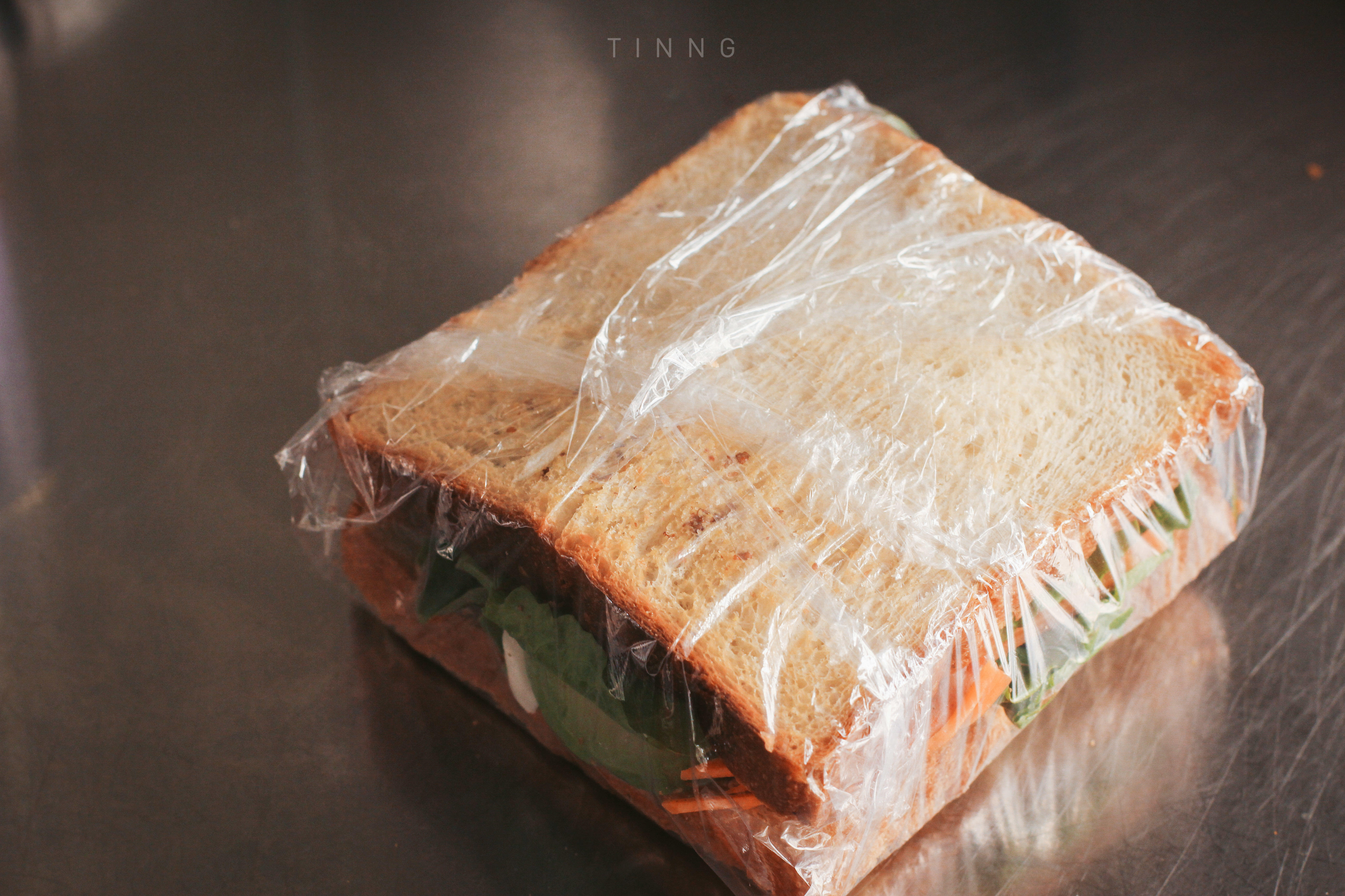 如何做超厚的沼三明治~詳細tip！牛油果雞蛋午餐肉三明治~的做法 步骤11